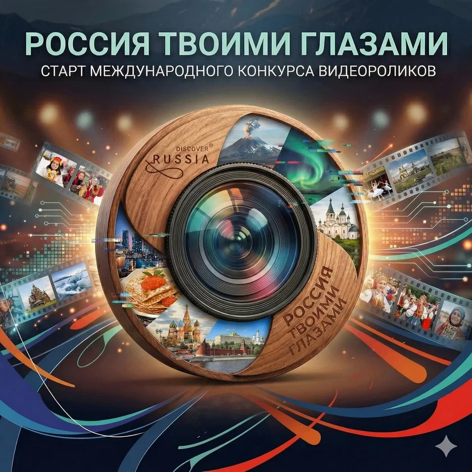 До 12 июня проходит Международный конкурс видеороликов «Россия твоими глазами!»