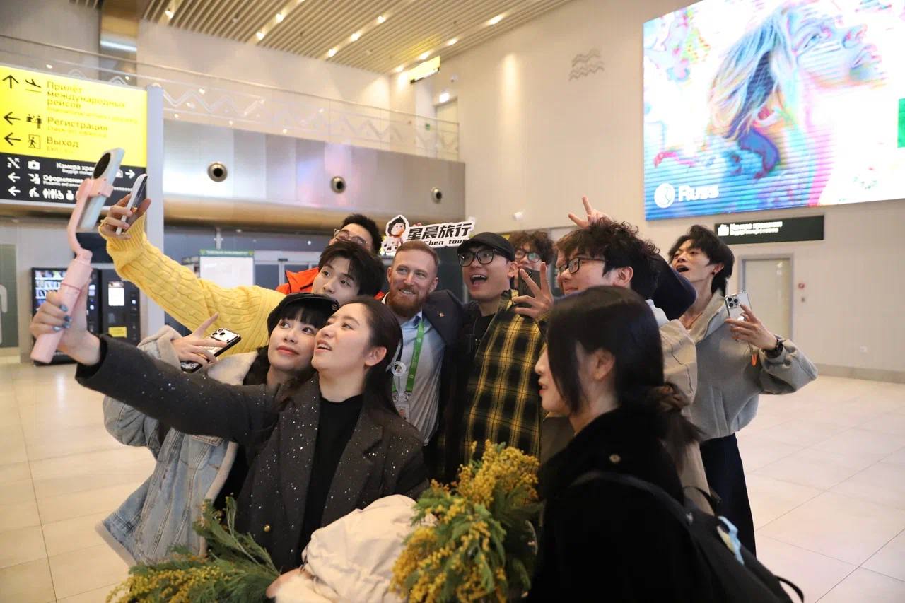 Шерегеш встретил гостей из Китая